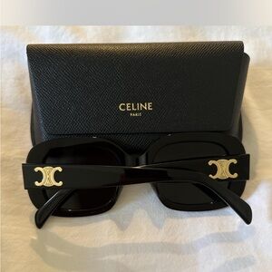 Celine Black Triomphe Sunglasses